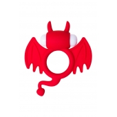 Красное эрекционное кольцо на пенис JOS COCKY DEVIL - JOS - в Ногинске купить с доставкой