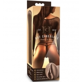 Коричневый мастубратор-вагина Nicole s Kitty - Blush Novelties - в Ногинске купить с доставкой