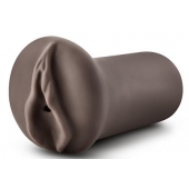 Коричневый мастубратор-вагина Nicole s Kitty - Blush Novelties - в Ногинске купить с доставкой