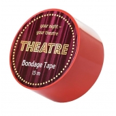 Красный бондажный скотч TOYFA Theatre - 15 м. - ToyFa - купить с доставкой в Ногинске
