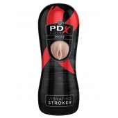 Мастурбатор-вагина Vibrating Pussy Stroker с вибрацией - Pipedream - в Ногинске купить с доставкой
