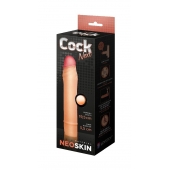 Телесная насадка-удлинитель из неоскин - 19,5 см. - LOVETOY (А-Полимер) - в Ногинске купить с доставкой