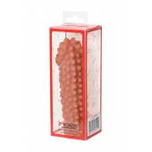 Телесная насадка на фаллос с бугорками KOKOS Extreme Sleeve 10 - 15,8 см. - KOKOS - в Ногинске купить с доставкой