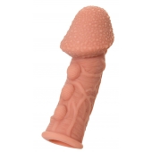 Насадка на фаллос с пузыриками, венками и ребристостью KOKOS Extreme Sleeve 09 - 12,7 см. - KOKOS - в Ногинске купить с доставкой
