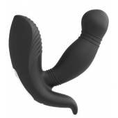 Черный вибромассажер простаты PROSTATE HERO - Dream Toys - в Ногинске купить с доставкой