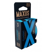 Классические презервативы в железном кейсе MAXUS Classic - 3 шт. - Maxus - купить с доставкой в Ногинске