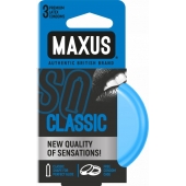 Классические презервативы в железном кейсе MAXUS Classic - 3 шт. - Maxus - купить с доставкой в Ногинске