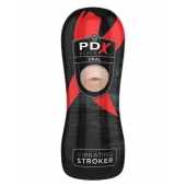 Мастурбатор-ротик Vibrating Oral Stroker - Pipedream - в Ногинске купить с доставкой