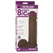 Насадка-реалистик Vac-U-Lock 8  ULTRASKYN Cock - 20,6 см. - Doc Johnson - купить с доставкой в Ногинске