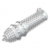 Закрытая прозрачная насадка Crystal sleeve - 14,2 см. - Erowoman-Eroman - в Ногинске купить с доставкой