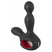 Черный вибромассажер простаты с нагревом и ротацией Prostate Plug - 14,5 см. - Orion - в Ногинске купить с доставкой