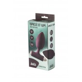 Бордовая анальная вибропробка New Edition Perfection - 11,1 см. - Lola Games