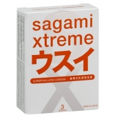 Ультратонкие презервативы Sagami Xtreme SUPERTHIN - 3 шт. - Sagami - купить с доставкой в Ногинске
