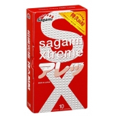 Утолщенные презервативы Sagami Xtreme Feel Long с точками - 10 шт. - Sagami - купить с доставкой в Ногинске
