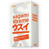 Ультратонкие презервативы Sagami Xtreme SUPERTHIN - 15 шт. - Sagami - купить с доставкой в Ногинске