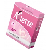 Ультратонкие презервативы Arlette Light - 3 шт. - Arlette - купить с доставкой в Ногинске