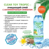 Очищающий спрей для игрушек CLEAR TOY Tropic - 100 мл. - Биоритм - купить с доставкой в Ногинске