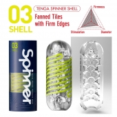 Мастурбатор SPINNER Shell - Tenga - в Ногинске купить с доставкой