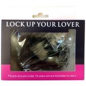 Черные меховые наручники Love с ключиками - Baile - купить с доставкой в Ногинске