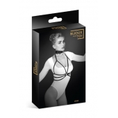Черная упряжь на грудь Julia - Bijoux Pour Toi - купить с доставкой в Ногинске