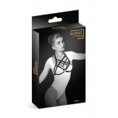 Черная упряжь на грудь Clara - Bijoux Pour Toi - купить с доставкой в Ногинске
