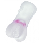 Прозрачный реалистичный мастурбатор Juicy Pussy Crystal Rose - ToyFa - в Ногинске купить с доставкой