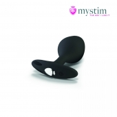 Черная пробка Mystim Rocking Vibe S с возможностью подключения к электростимулятору - 9,7 см. - MyStim - купить с доставкой в Ногинске