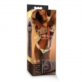 Коричневый мастурбатор-ротик Heather - Blush Novelties - в Ногинске купить с доставкой