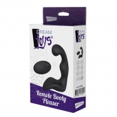 Черный вибромассажер простаты REMOTE BOOTY PLEASER - Dream Toys - в Ногинске купить с доставкой