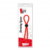 Красное эрекционное лассо с одной бусинкой-утяжкой STRETCHY THICK LASSO - Dream Toys - в Ногинске купить с доставкой