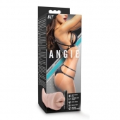 Телесный мастурбатор-ротик Angie - Blush Novelties - в Ногинске купить с доставкой