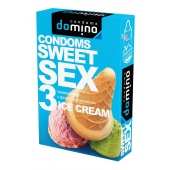 Презервативы для орального секса DOMINO Sweet Sex с ароматом мороженого - 3 шт. - Domino - купить с доставкой в Ногинске