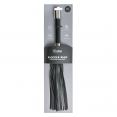 Черная плеть Easytoys Flogger With Metal Grip - 38 см. - Easy toys - купить с доставкой в Ногинске
