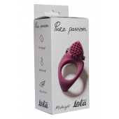 Бордовое эрекционное виброкольцо Pure Passion Midnight - Lola Games - в Ногинске купить с доставкой