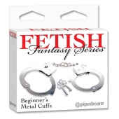 Металлические наручники Beginner s Metal Cuffs - Pipedream - купить с доставкой в Ногинске