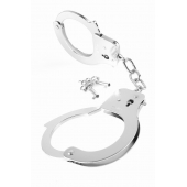 Металлические серебристые наручники Designer Metal Handcuffs - Pipedream - купить с доставкой в Ногинске