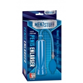 Синяя вакуумная помпа MENZSTUFF PENIS ENLARGER - Dream Toys - в Ногинске купить с доставкой