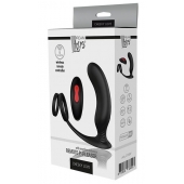 Черный массажер простаты REMOTE P-PLEASER - Dream Toys - в Ногинске купить с доставкой