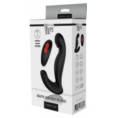 Черный вибромассажер простаты SWIRLING P-PLEASER - Dream Toys - в Ногинске купить с доставкой