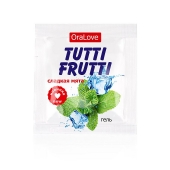 Пробник гель-смазки Tutti-frutti со вкусом мяты - 4 гр. - Биоритм - купить с доставкой в Ногинске