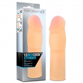 Телесная насадка-удлинитель на пенис PERFORMANCE 1.5INCH COCK XTENDER - 16 см. - Blush Novelties - в Ногинске купить с доставкой