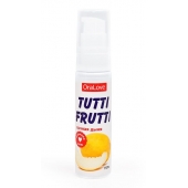 Гель-смазка Tutti-frutti со вкусом сочной дыни - 30 гр. - Биоритм - купить с доставкой в Ногинске