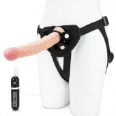 Регулируемые трусики с вибрирующей насадкой - 21 см. - Lux Fetish - купить с доставкой в Ногинске