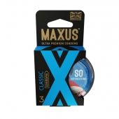 Классические презервативы в пластиковом кейсе MAXUS Classic - 3 шт. - Maxus - купить с доставкой в Ногинске