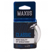 Классические презервативы в пластиковом кейсе MAXUS Classic - 3 шт. - Maxus - купить с доставкой в Ногинске