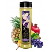 Массажное масло Libido Exotic Fruits с ароматом экзотических фруктов - 240 мл. - Shunga - купить с доставкой в Ногинске
