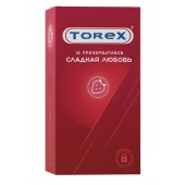 Презервативы Torex  Сладкая любовь  с ароматом клубники - 12 шт. - Torex - купить с доставкой в Ногинске
