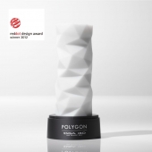 Белый 3D мастурбатор POLYGON - Tenga - в Ногинске купить с доставкой