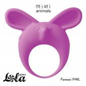 Фиолетовое эрекционное кольцо Fennec Phil - Lola Games - в Ногинске купить с доставкой