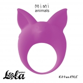 Фиолетовое эрекционное кольцо Kitten Kyle - Lola Games - в Ногинске купить с доставкой